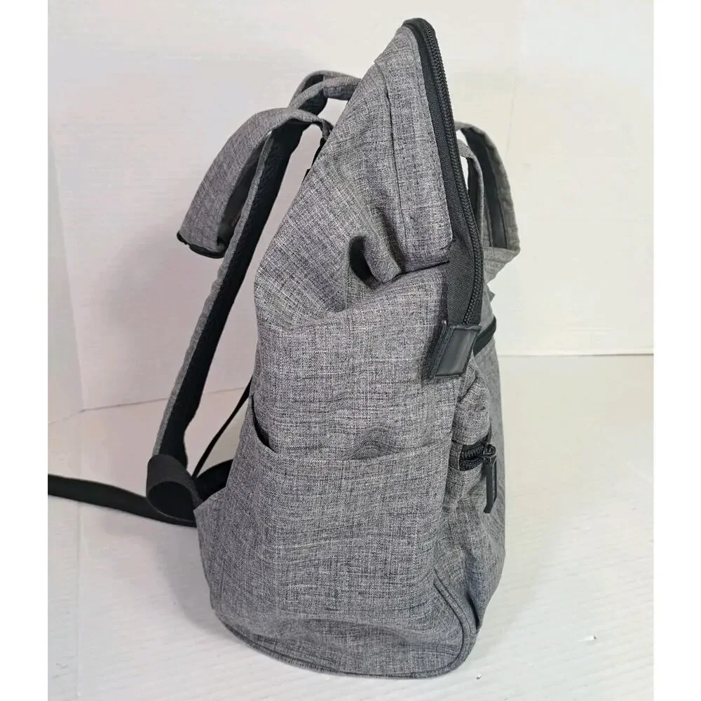 Kenneth Cole Reaction Paddy Shack 15″ Laptop‑Tablet Backpack Bookbag Gray Bag